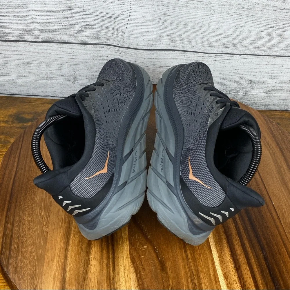 Hoka One One Clifton 8 Anthracite Copper Running Shoe Women’s Sneaker Size 8